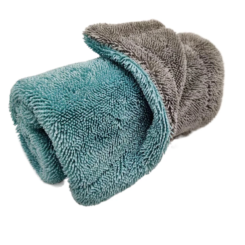 Large Microfiber Towels Car Wash Cleaning Absorbent 1200GSM 90x60 Turkey Twist Loop Drying Clean Used Clothes Towel for Auto