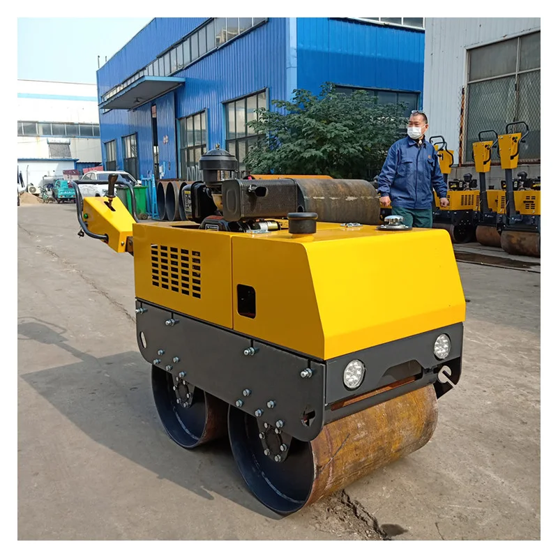 High Quality Ground Vibration Roller Handheld Self-propelled 0.5 Ton Small Roller Factory for Sale