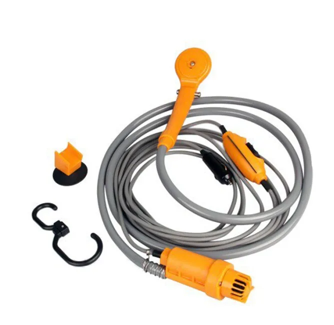 2020 hot selling outdoor camping automobile shower set portable DC 12v