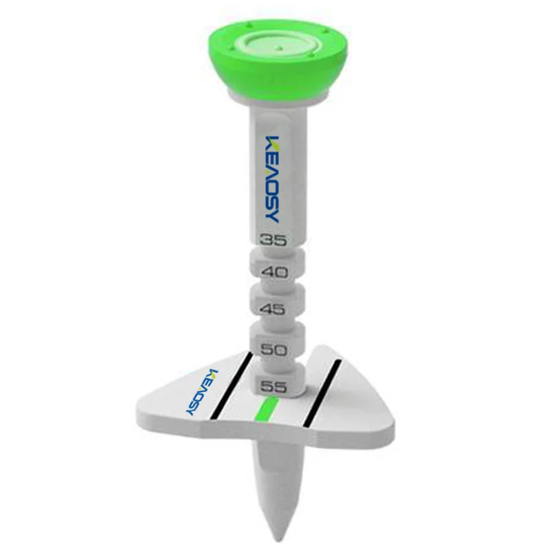 New arrival popular golf tees multifunctional and height adjustable golf direction tee silicone and plastic golf supplies