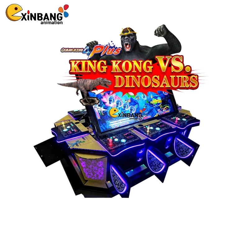 High Holding Rate Ocean King 4 Plus Kingkong vs dinosaurs Fish Game board Kits Fish Video Game Machine