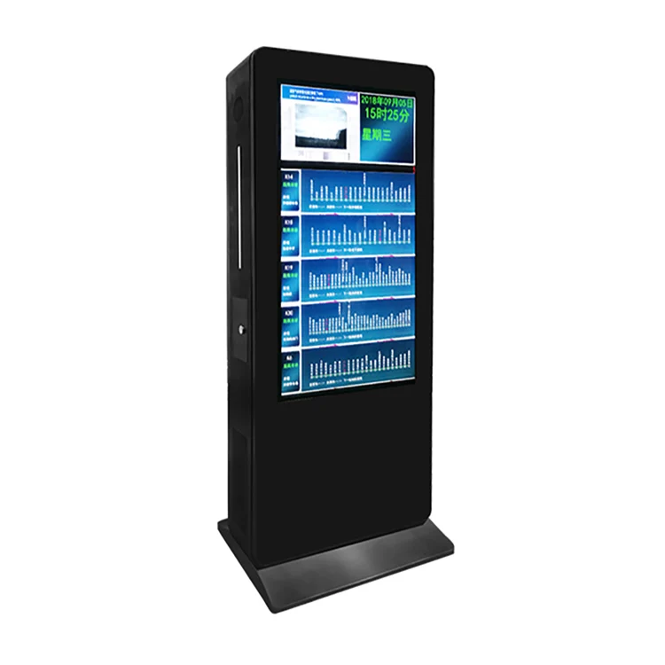 
High quality 49 inch flexible floor stand outdoor transparent micro lcd tv screen display panel 