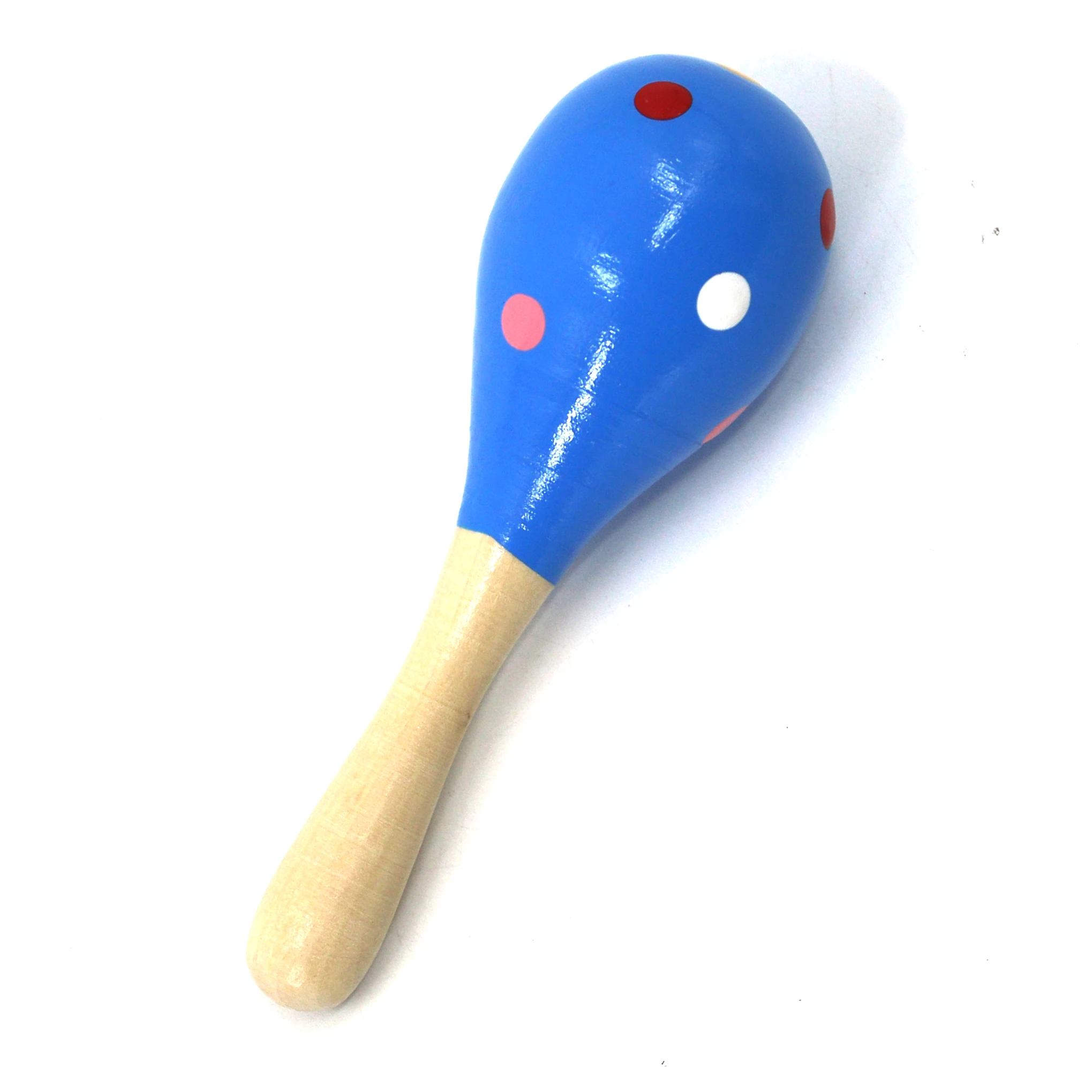 Wooden Maracas assorted colors and design Party Favor Holiday Rumba Shakers Rattles Sand Hammer  Musical Toy  baby rattle wood