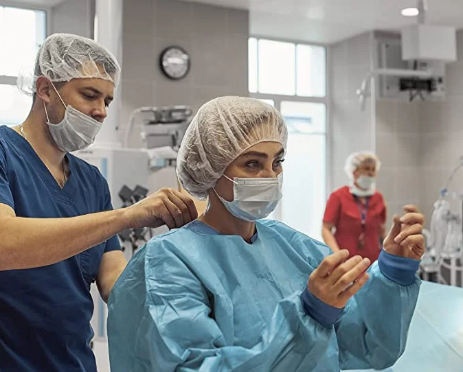 Disposable surgical gowns making machine for hospital servo motor non fully auto suit ultrasonic make machine