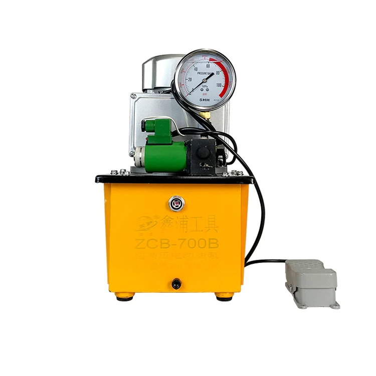 ZCB-700B 220V 700 Bar Hydraulic Electric Pump for Large tonnage hydraulic jack