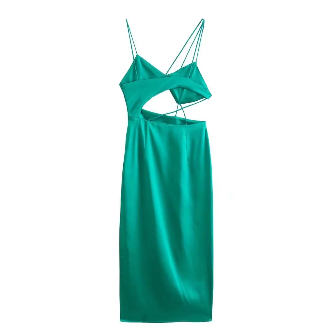 sexy hollow-out cocktail dress for party