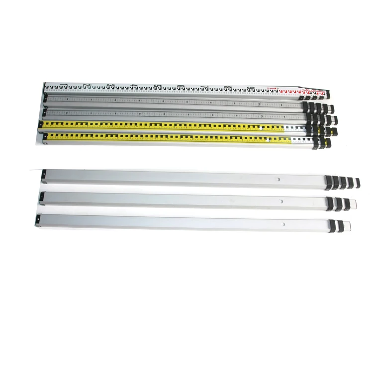 
5m Aluminium Leveling Staff with bubble 