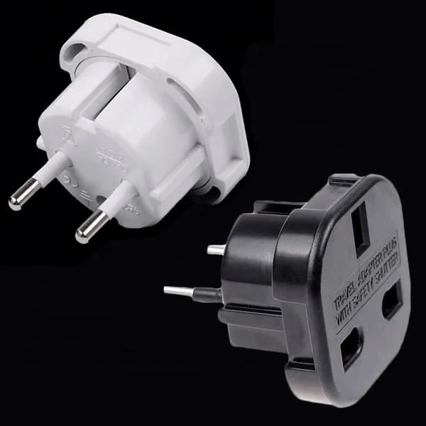 A very necessary for home life or travel abroad, UK to EU travel plug adapter, 10A/16A 240V