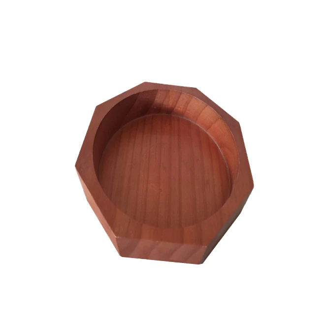 Bulk Custom Wooden Octagonal Tray Wholesale Rectangle and Hexagon Wooden Serving Tray with Handles or Lids Modern Geometric Tray