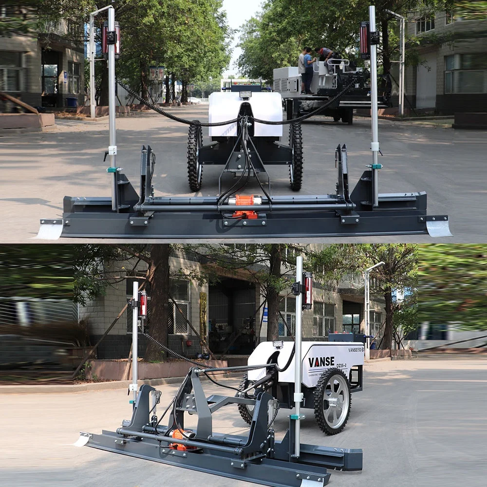 VANSE DZ25-2 Electric Drive Concrete Floor Surface Laser Leveling Machine Leveling Vibrator Machines For Sale With Laser Emitter