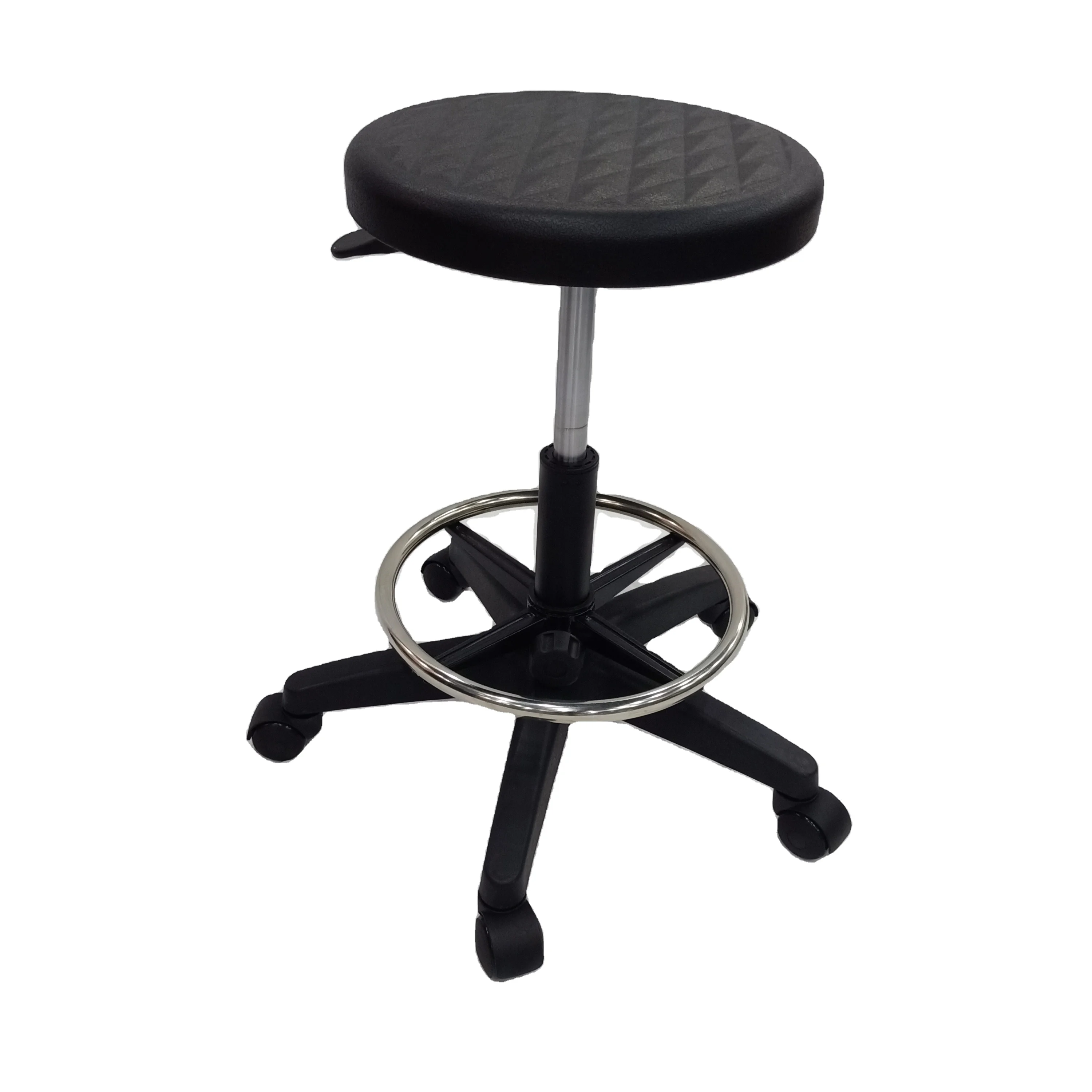 Rotated laboratory chair  PU leather  barbers stool  nail salon stool