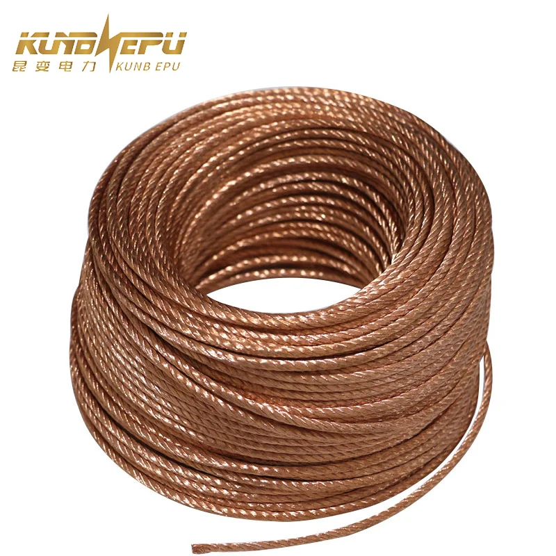 KUNB customized high quality copper clad steel stranded wire pvc insulated & solid conductor for earth application OEM/ODM