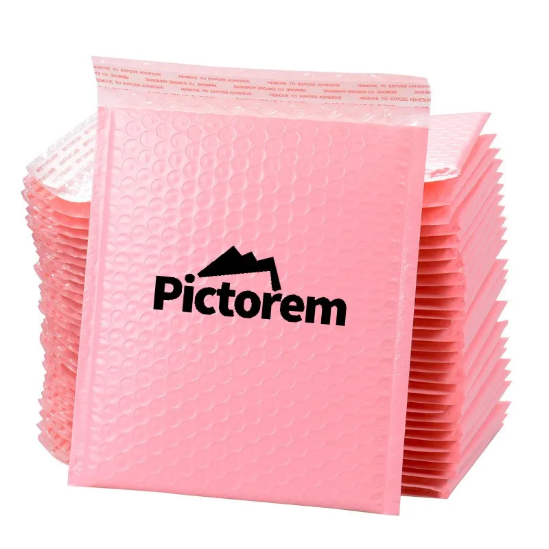 Custom Eco Friendly Free Sample Bubble Mailers Color Shipping Packaging Bags Poly Bubble Mailer Padded Envelope With Logo Bag
