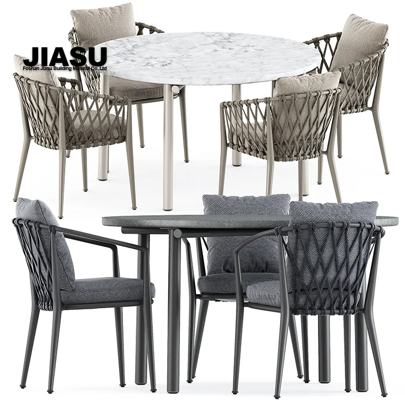 Outdoor Sets Rattan Dining Teak Sofa Furniture Luxury Corner Lounge Table Dubai Chairs 2 Sitting Chair Ratan Garden Set