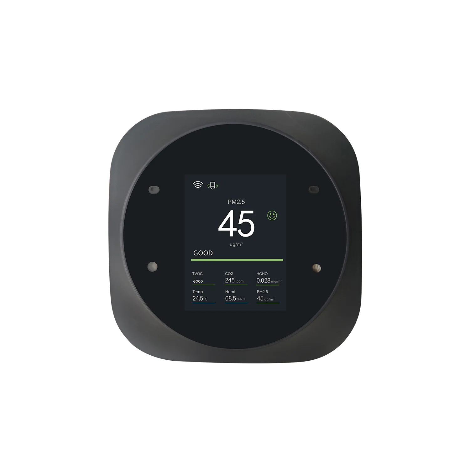 Smart big Screen WiFi RS485 Modbus Wall Mounted 5 in1 Air Quality Monitor