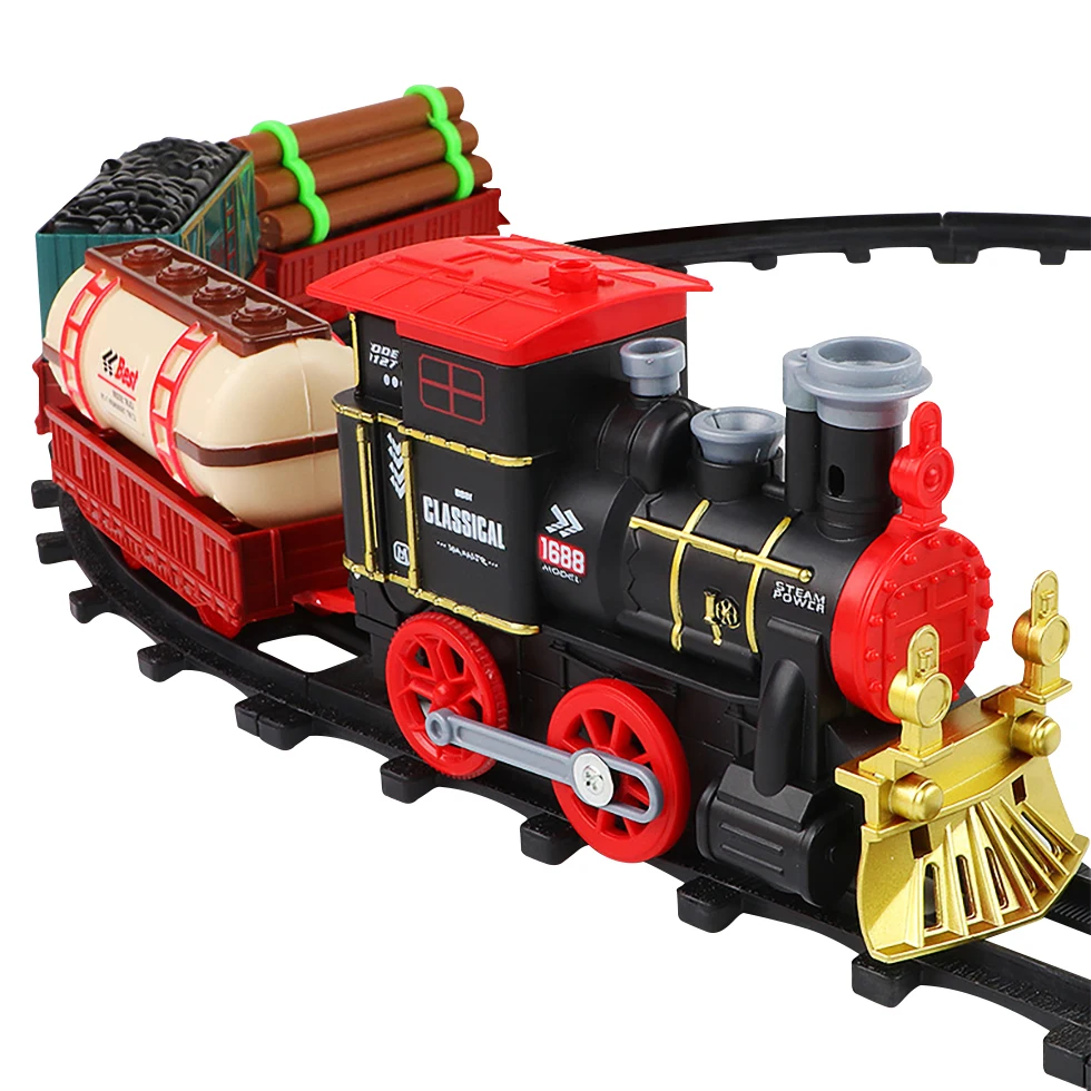 Classical Toy Train Plastic Rail Toy, Train Railway Toy, Toy Train Set
