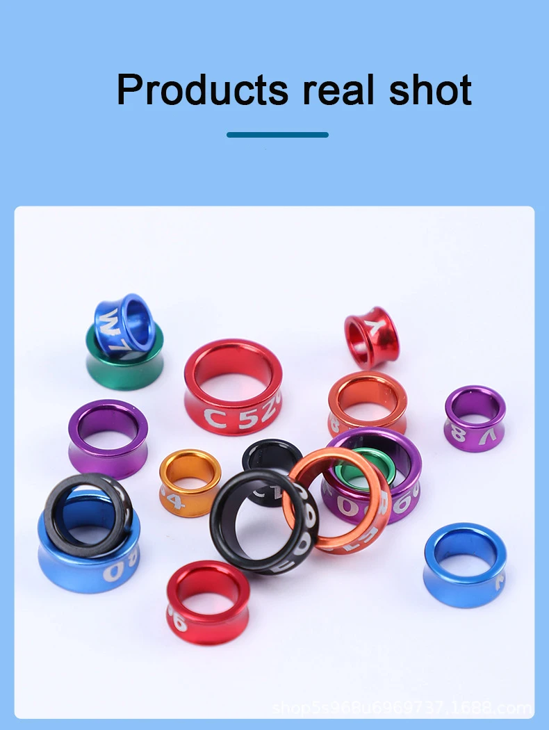 2024 Aluminium Rings For Canaries And Finches Foot Rings For Racing Birds Leg Bands With Laser Printing For Birds
