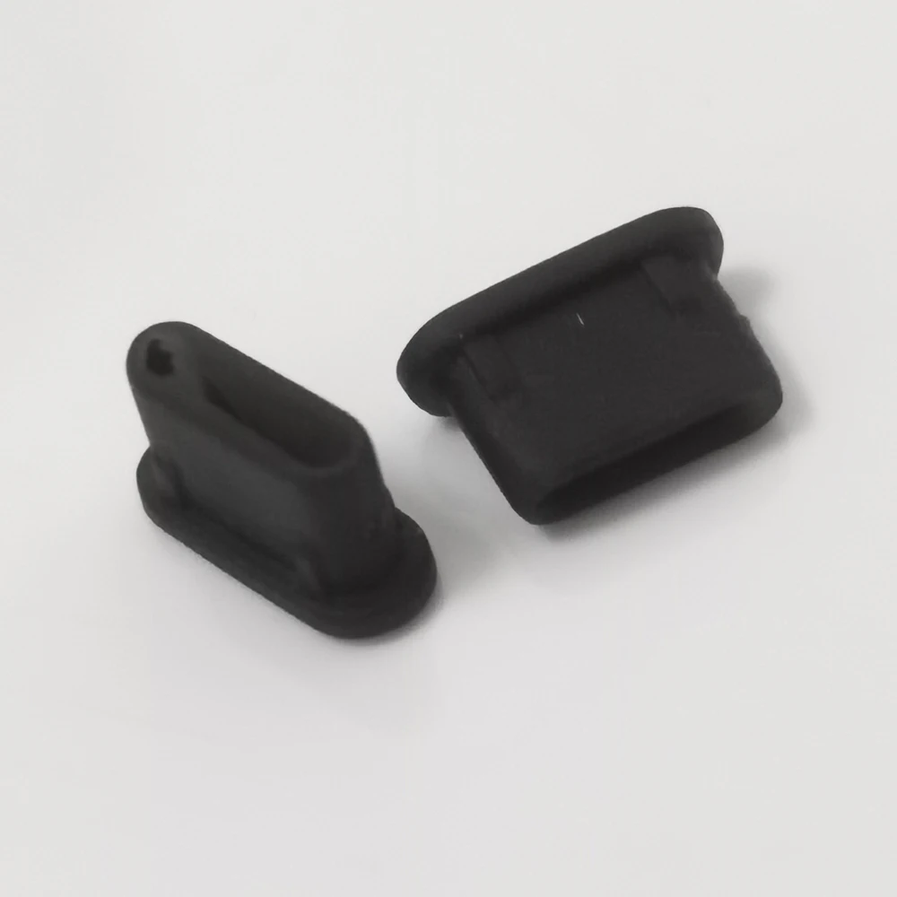 USB PORT CAP dust plug PE material semi-transparent natural USB dust plug TYPE C female plug
