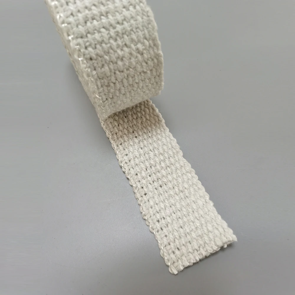 China wholesale  thermal insulation oven door seal ceramic fiber woven tapes