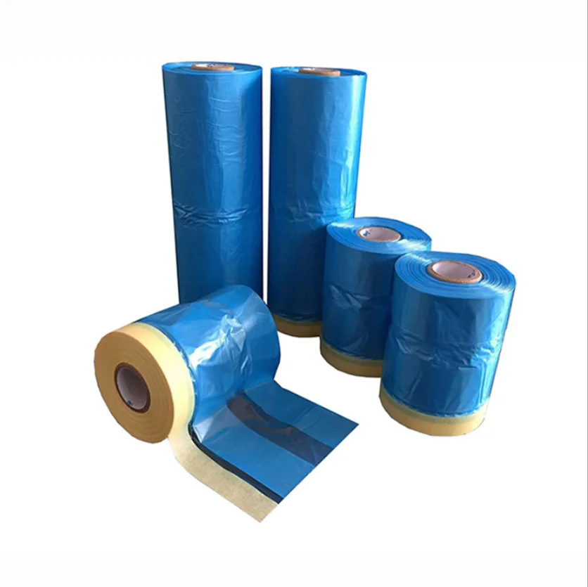 Painting Cover Masking Film Automotive Spray Protective Car Painting Masking Paper Film