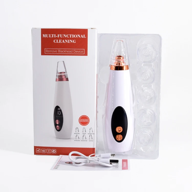 Private Label Portable Electric Facial Skin Care Pore Cleaner Black Head Removedor De Cravos Acne Blackhead Remover Vacuum