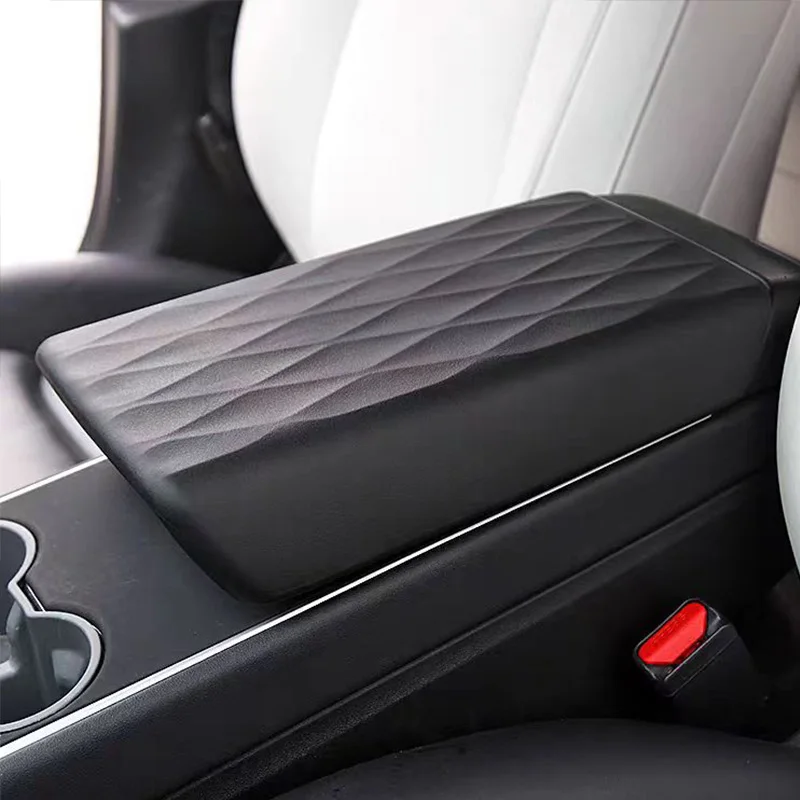 High Car Armrest Cover for Tesla Model 3 Model Y Center Console Protector Pad