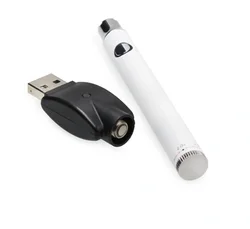 Wholesale vapor 350mah flashlight pen 510 thread  battery usb charging my logo