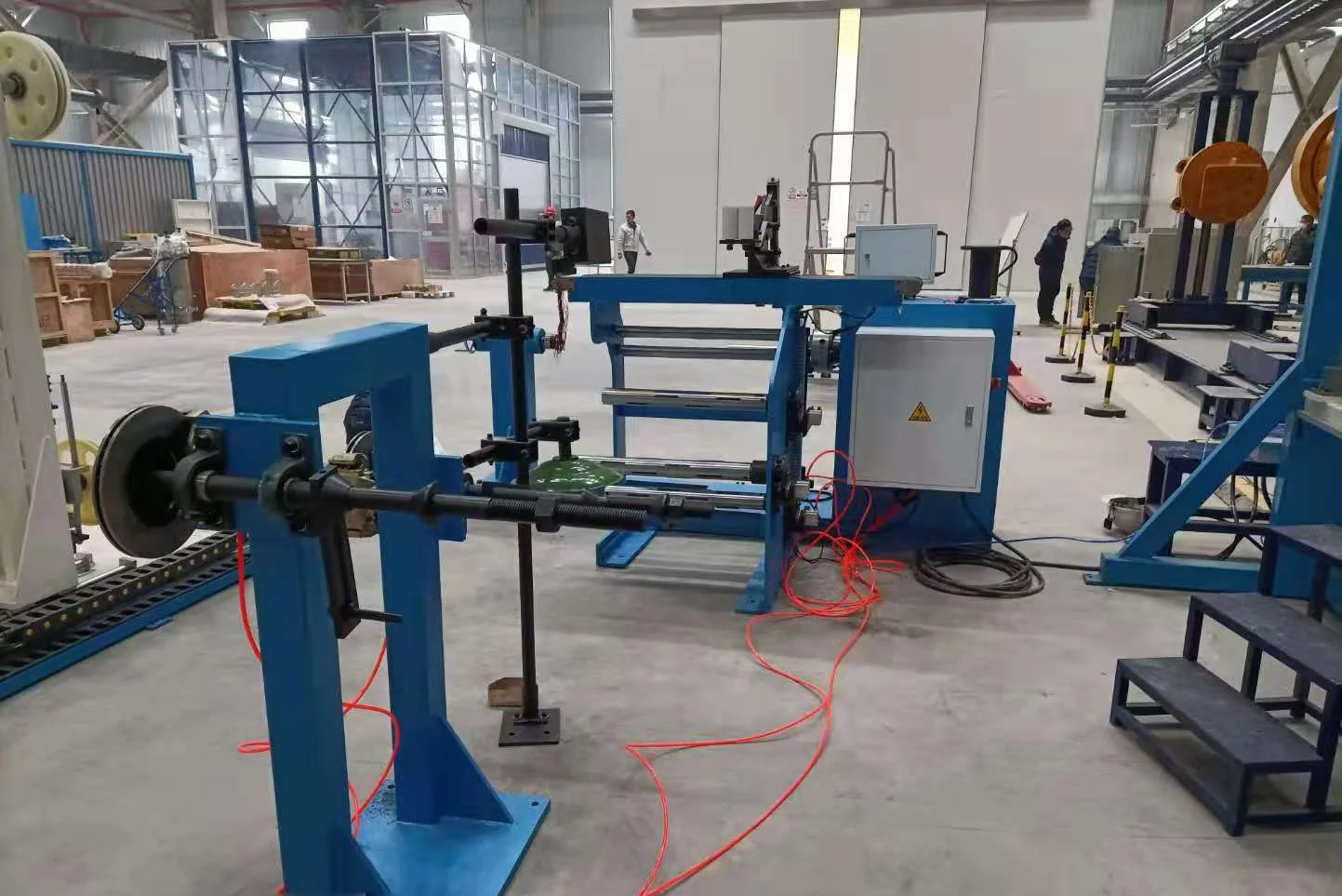 Transformer Automatic Winding Machine CNC Horizontal High and Low Voltage Metal for Copper 0-240 R/min DSRX-800 Provided 0.01mm