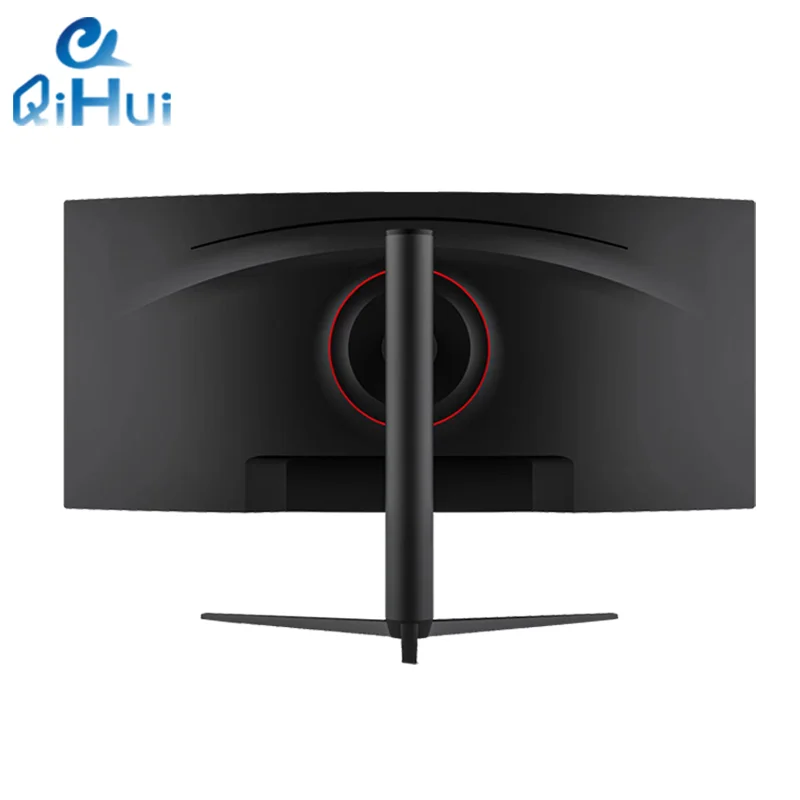 Qihui LCD Monitor 34 pulgadas 4k UHD de 1 ms 75 Hz Height Adjustable anti-blue light LED Monitor For Business & Study & Office