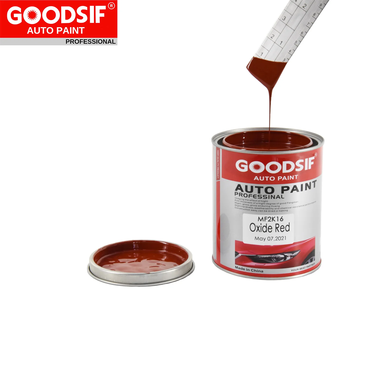 Acrylic car paint 2 to solid color paint spraying