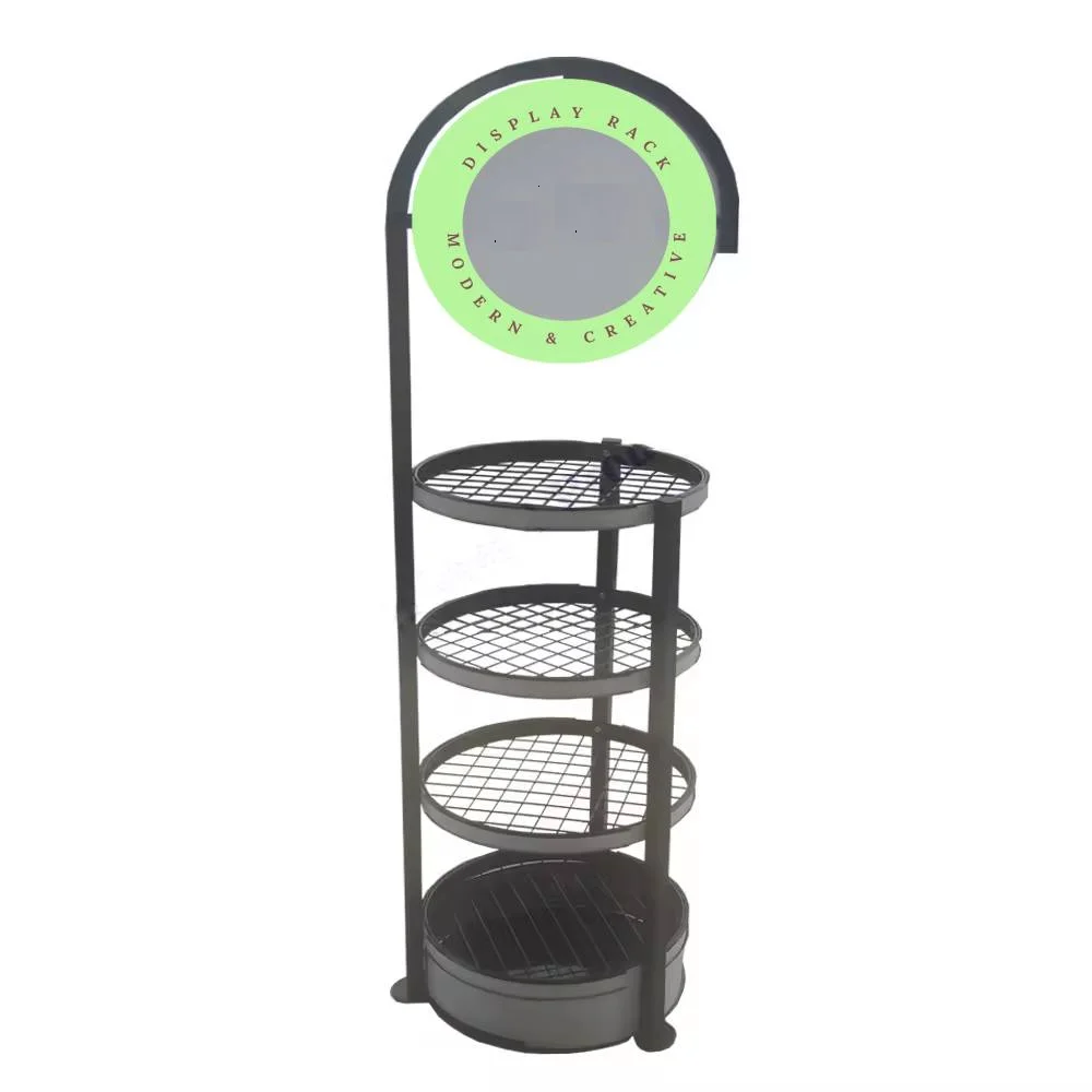 Wire Display Cyclone 4 shelf Wire Rack