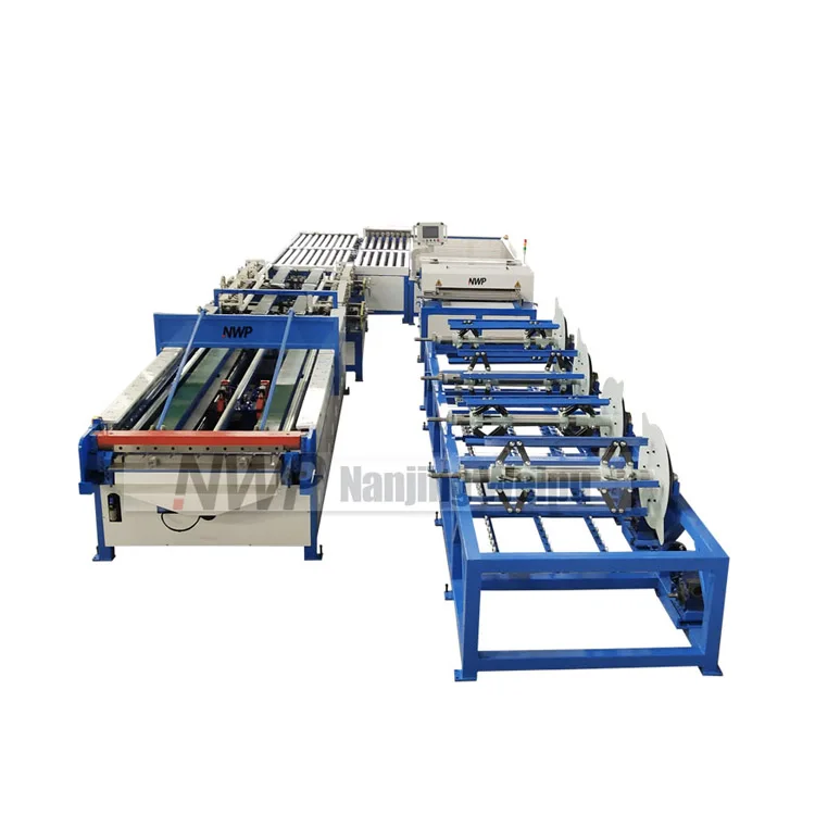 Weipu Supply Ventilation Duct Manufacturing Machine Auto Air Duct Production Line 5
