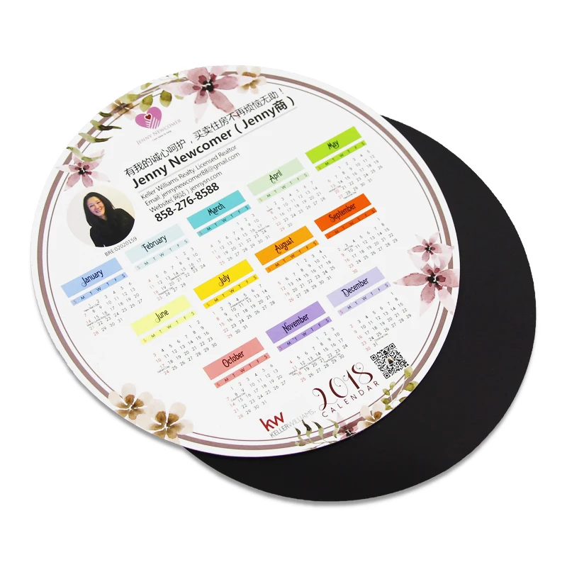 Lamination Material Offset Printing Yearly Calendar Custom Magnet,Ref Kids Calendar Fridge Magnetic Calendar For Fridge