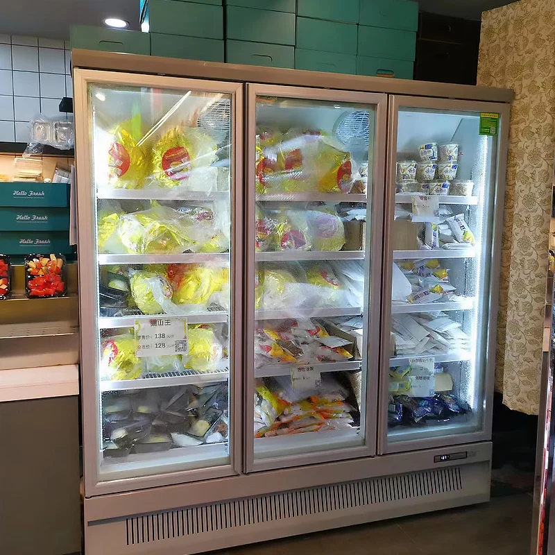 New Design Commercial Gelato Display Cabinets Freezer Display Case Ice Cream Showcase