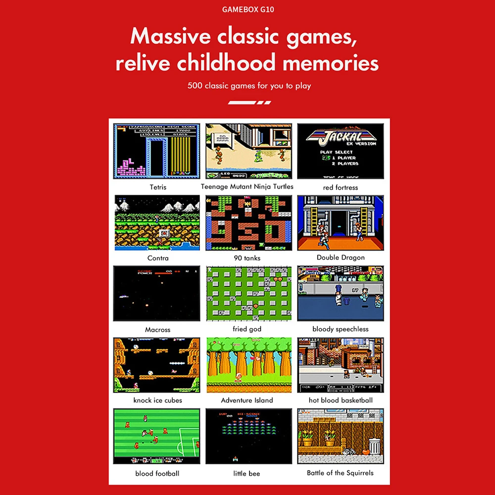Topleo game box Dual joystick professional gamepad handheld retro classic game console