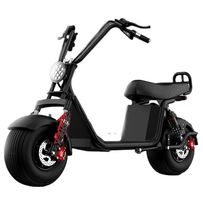 Fat tire motorcycle electric scrooser scooter halley citycoco black 4000 w motor europe warehouse engine offroad adult kids