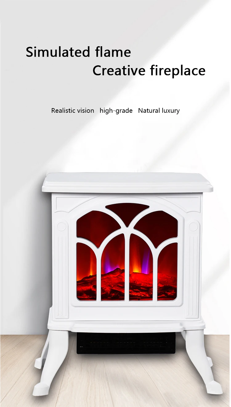 Factory Wholesale Electric Fireplace With Remote Control Electric Flame Decorative Heater Portable Indoor Stove Electric Heater