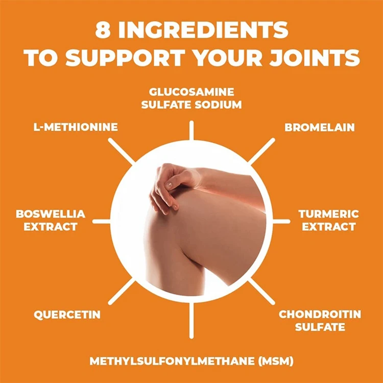 Glucosamine Chondroitin MSM Capsules sulfate tablets Joints Support Supplement Turmeric Capsule Glucosamine Chondroitin Capsules