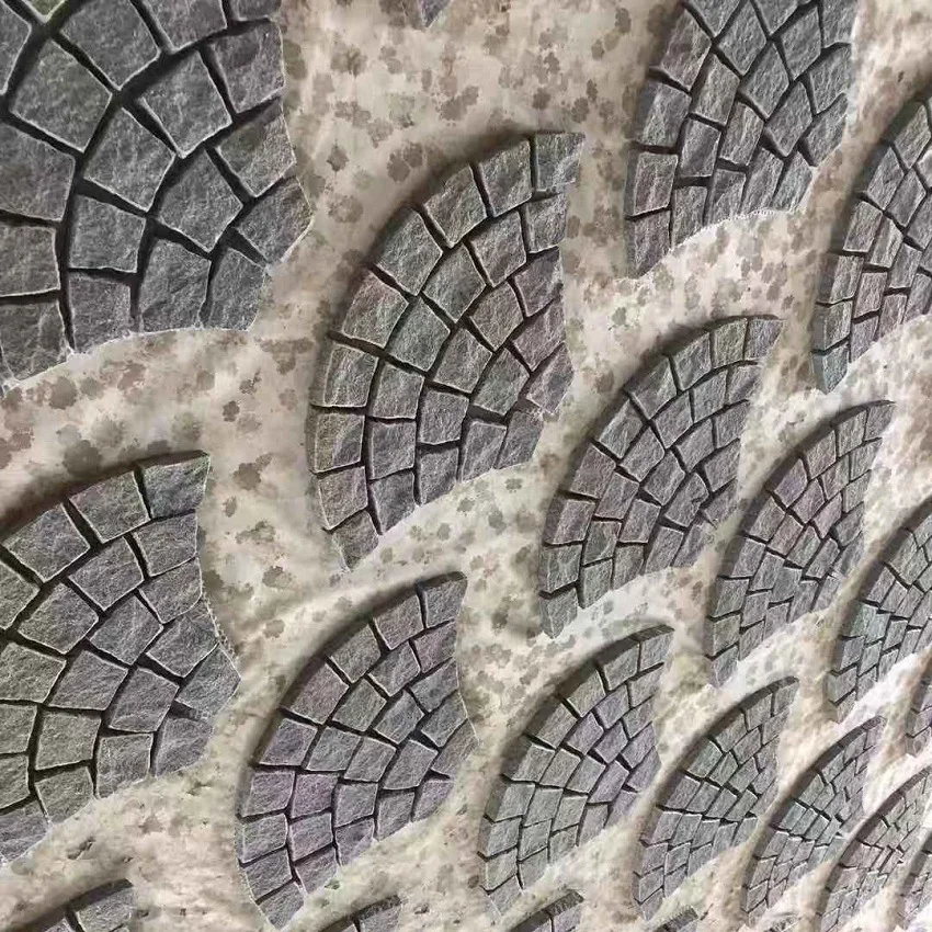 hot sale Garden Granite Driveway  Tile Black Tiles Stone Paver Outdoor Paving Tiles Outdoor Stone Flooring