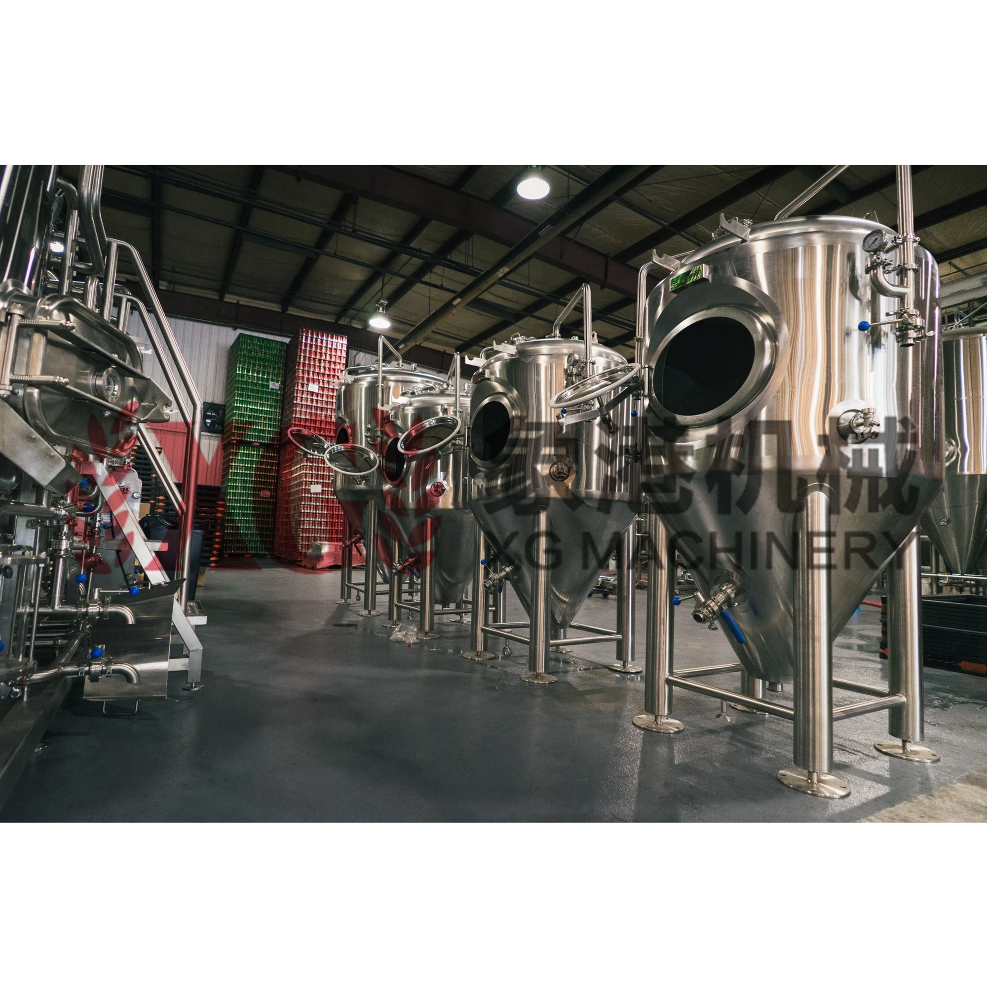 Пивной инструмент 600L 6HL 5BBL, нержавеющая сталь, двойная стенка, гликоль, охлаждение, жаккардовый верх, конический резервуар, ферментер
