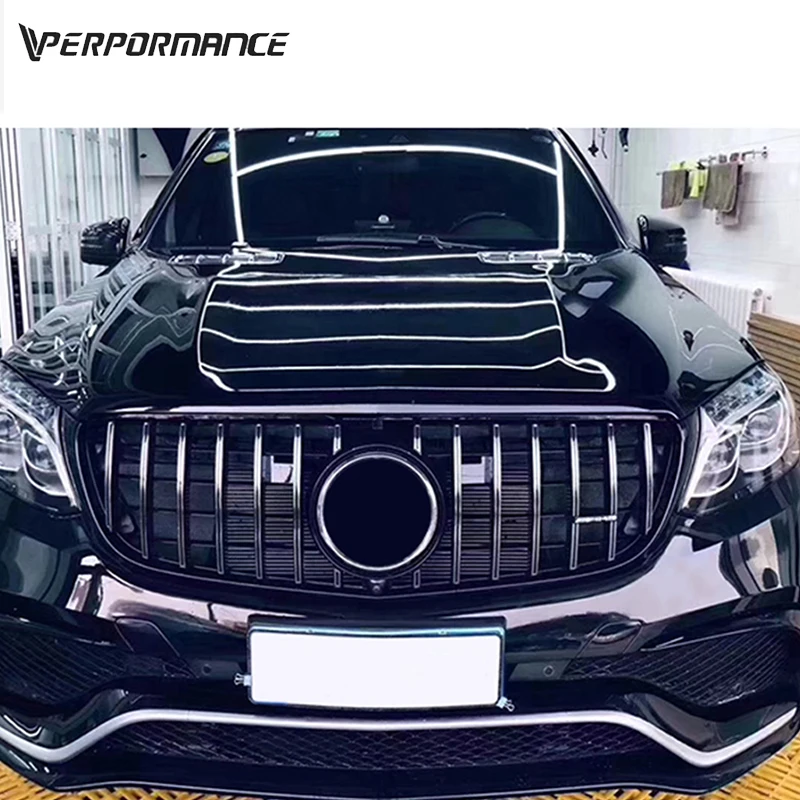 Автомобильные аксессуары Gle X166 Gle63 Coupe GT стильные решетки для автомобилей сетчатый гриль автопроизводители передний бампер Центральная решетка