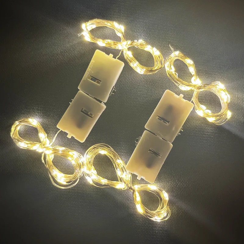 Twinkle Fairy String Lights with 3 Flashing Modes LED Mini Novelty Waterproof Copper Wire Starry Lights Battery Operated Light
