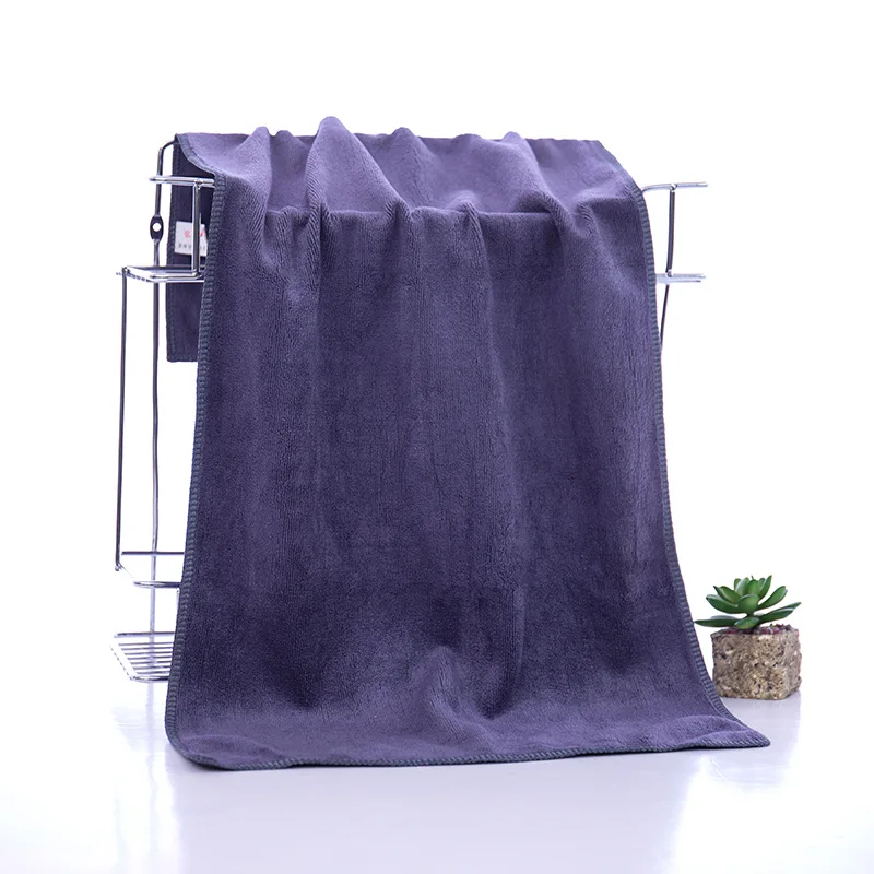 Large size microfiber bath towel 70x140 hotel spa big towel beach towel