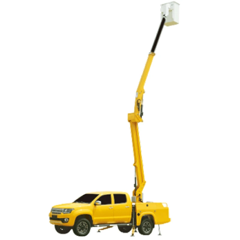 10 m 12 m Aerial platform truck  telescopic boom Cherry picker aerial work vehicle work platform Man lift Aerial device truck
