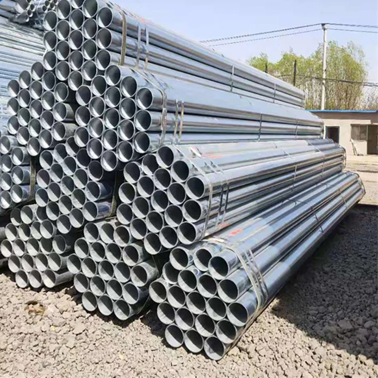 High Standard Q235 Q345 Sch40 Sch80 St37 St42 Round Structural Galvanized Tube For Sale