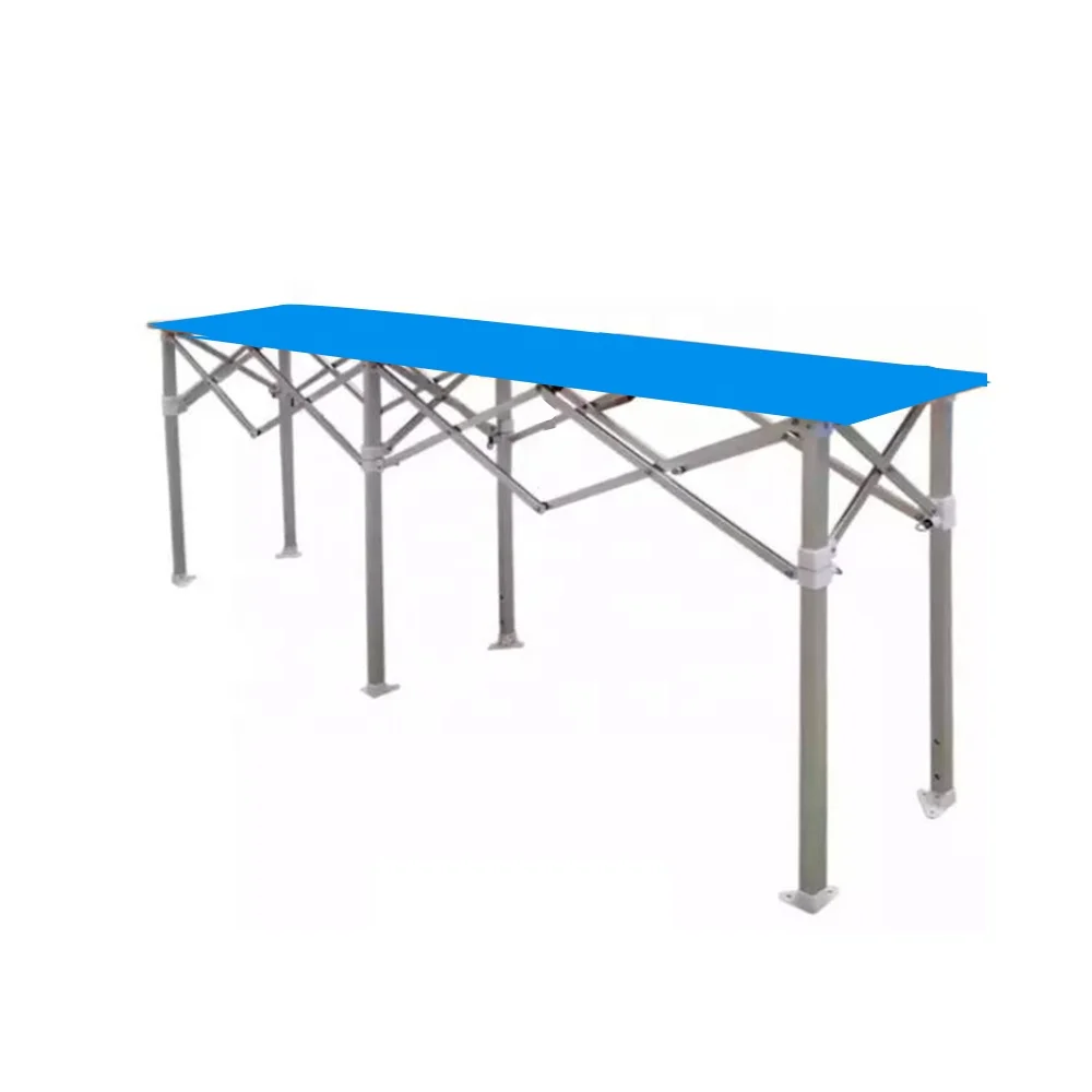outdoor s  foldable aluminum plate  board trade show 3m event promotion aluminum alloy folded table