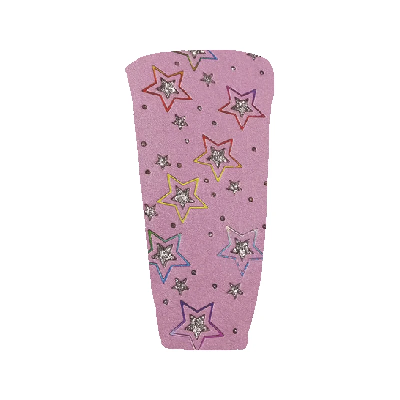Pink polyester golf canvas waterproof 460 cc driver wood blade putter mallet putting headcovers