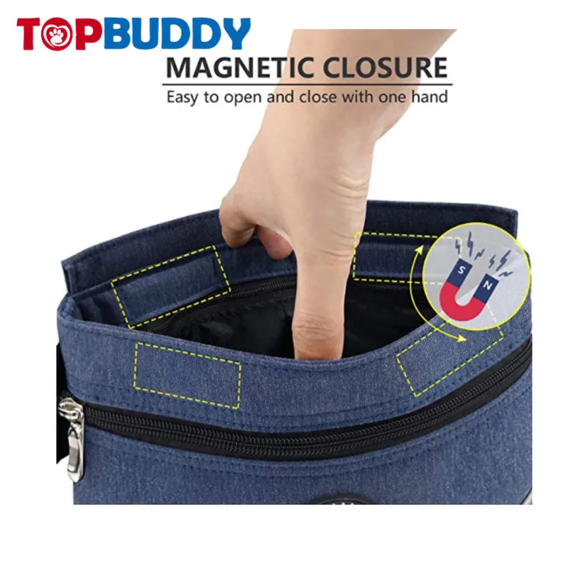 TOPBUDDY магнитная открывающаяся сумка для дрессировки