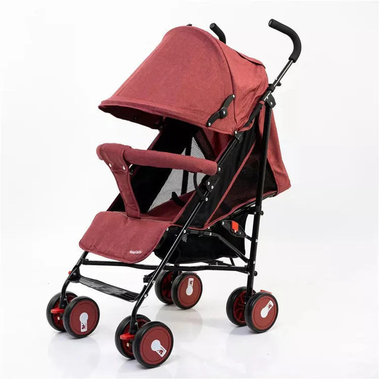 2024 cheap design baby umbrella foldable lightweight car for sale/Comfortable breathable linen seat cushion baby mini stroller