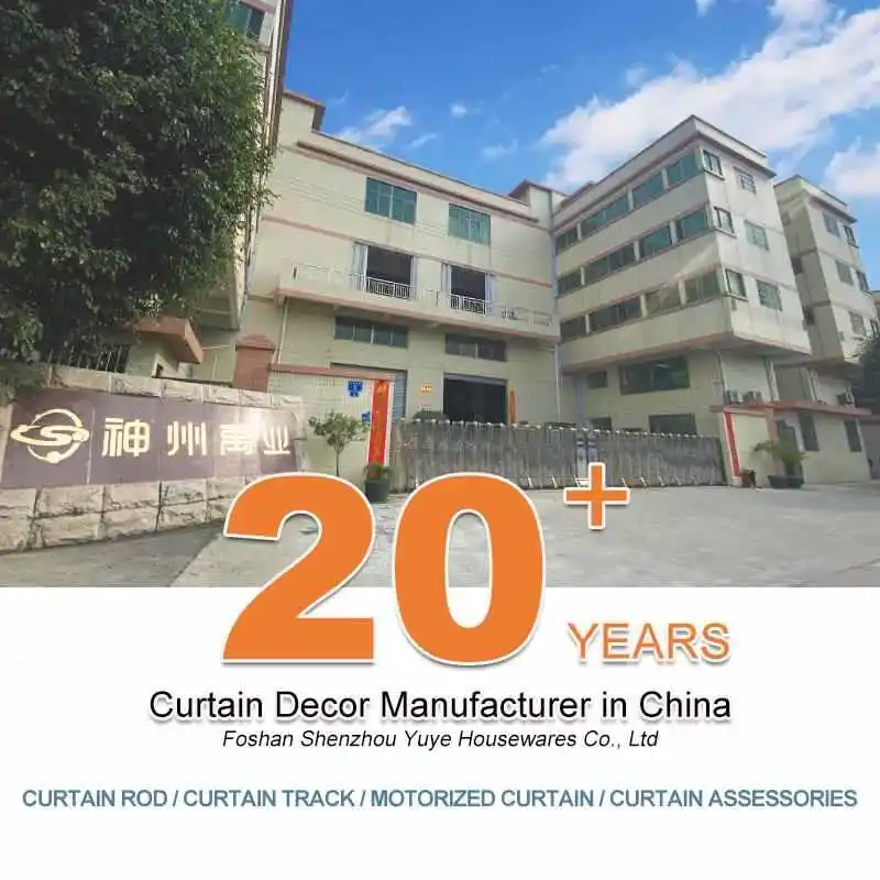 Factory Direct Sale Decorative Windows Double Curtain Pole Aluminium Black Curtain Rods Set